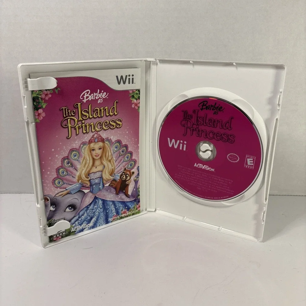 Barbie as The Island Princess Nintendo Wii Game Complete CIB Activision 2007